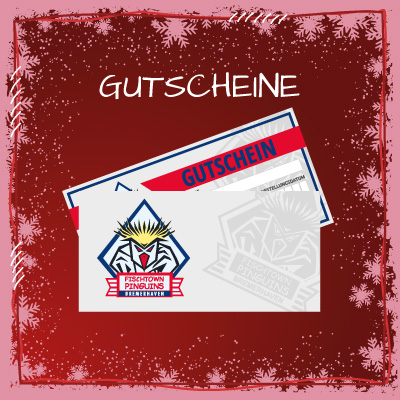 Gutscheine für Fanartikel der Fischtown Pinguins Bremerhaven