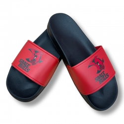 Saale Bulls - Badeschlappen - Logo - Gr: 46