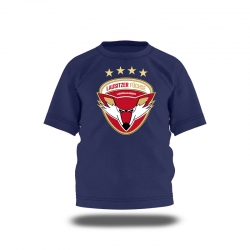 Lausitzer Füchse - T-Shirt Kids - navy - Logo - 7-8y