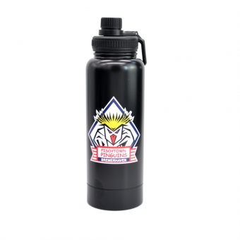 Fischtown Pinguins - Trinkflasche schwarz - Edelstahl