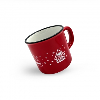 Fischtown Pinguins - Weihnachtstasse rot