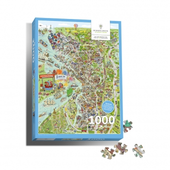 Wimmelwerk - Puzzle - Seestadt Bremerhaven – SAiL 2025 Sonderedition - 1.000 Teile
