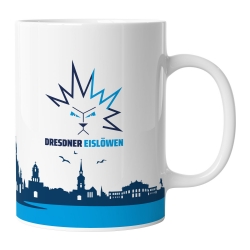 Dresdner Eislöwen - Fan Tasse - Jumbo - Skyline