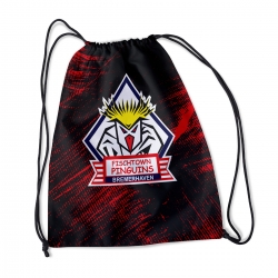 Fischtown Pinguins - Gym Bag - Logo - schwarz/rot