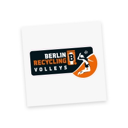 BR Volleys - Aufkleber - 10cm - LOGO