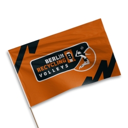 BR Volleys  - Fahne Puls - Logo - 150x100cm