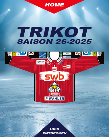 Home Trikot Saison 2025-26 der Fischtown Pinguins Bremerhaven